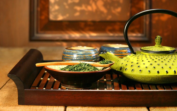 чай, чайник, заварка, ложка, поднос, чайная церемония, пиалы, tea, kettle, welding, spoon, tray, tea ceremony, bowls