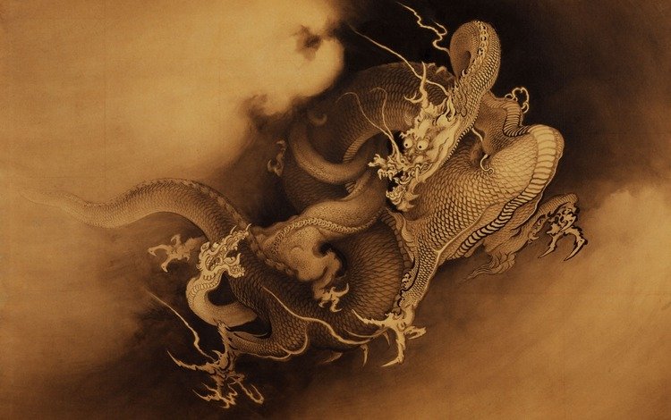 рисунок, фон, усы, драконы, китайские, figure, background, mustache, dragons, chinese