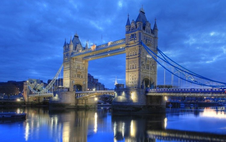 река, лондон, темза, тауэрский мост, river, london, thames, tower bridge