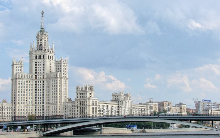 река, москва, здание, river, moscow, the building