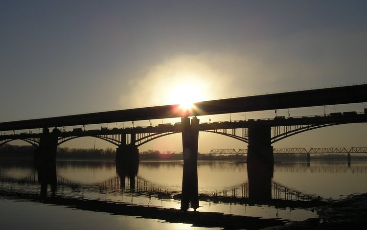 мост, новосибирск, bridge, novosibirsk