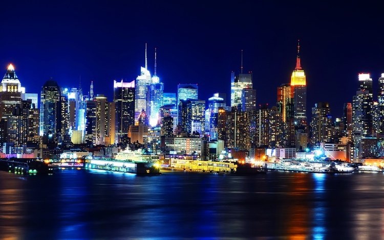огни, нью-йорк, lights, new york