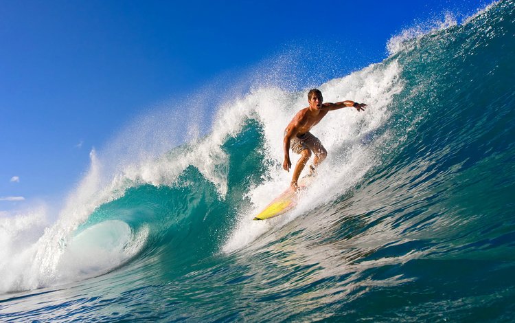 парень, волна, океан, сёрфер, guy, wave, the ocean, surfer