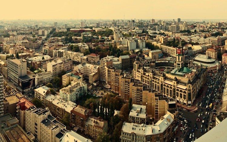 фото, панорама, город, высота, дома, здания, улицы, киев, photo, panorama, the city, height, home, building, street, kiev