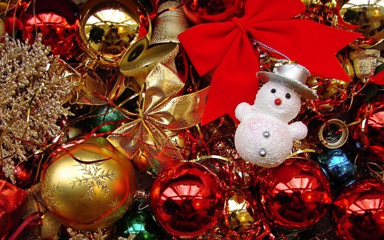новый год, зима, снеговик, игрушки, рождество, new year, winter, snowman, toys, christmas
