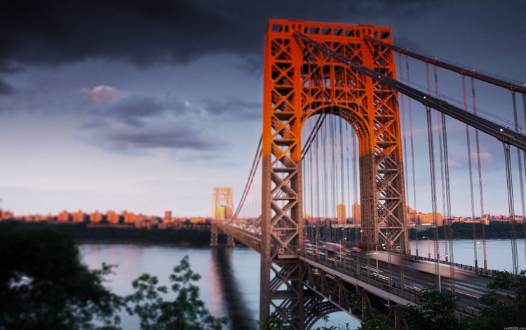 мост, город, красота, нью-йорк, bridge, the city, beauty, new york
