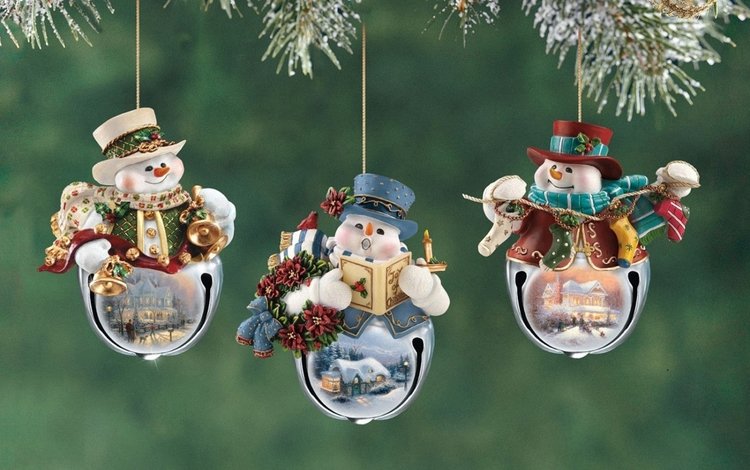 новый год, зима, снеговики, елочные игрушки, новогодние игрушки, новогодний шар, new year, winter, snowmen, christmas decorations, christmas toys, christmas ball