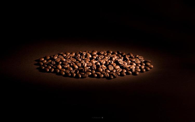 зерна, кофе, черный фон, кофейные зерна, grain, coffee, black background, coffee beans