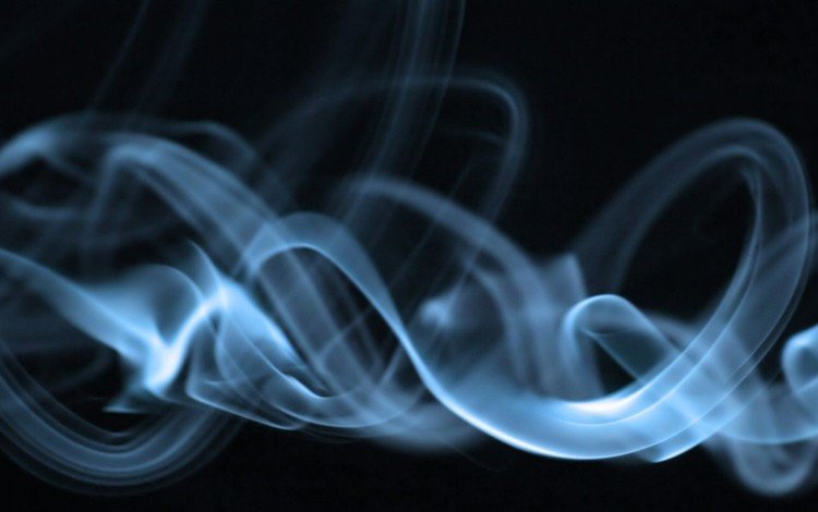 абстракция, дым, черный фон, abstraction, smoke, black background