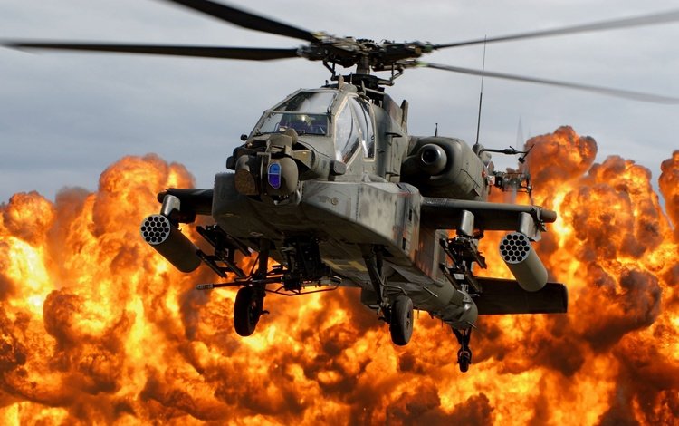 авиация, огонь, вертолет, взрыв, летит, aviation, fire, helicopter, the explosion, flies