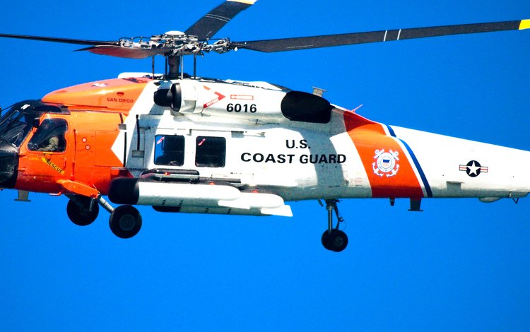 вертолет, береговая охрана, helicopter, the coast guard