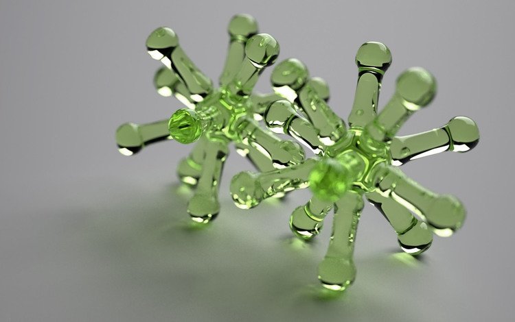 зелёный, цвет, форма, фигуры, стекло, модели, 3д, химические соединения, green, color, form, figure, glass, model, 3d, chemical compounds