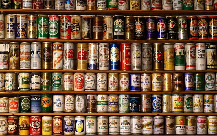 много, напитки, пиво, алкоголь, банки, разные, полки, a lot, drinks, beer, alcohol, banks, different, shelves