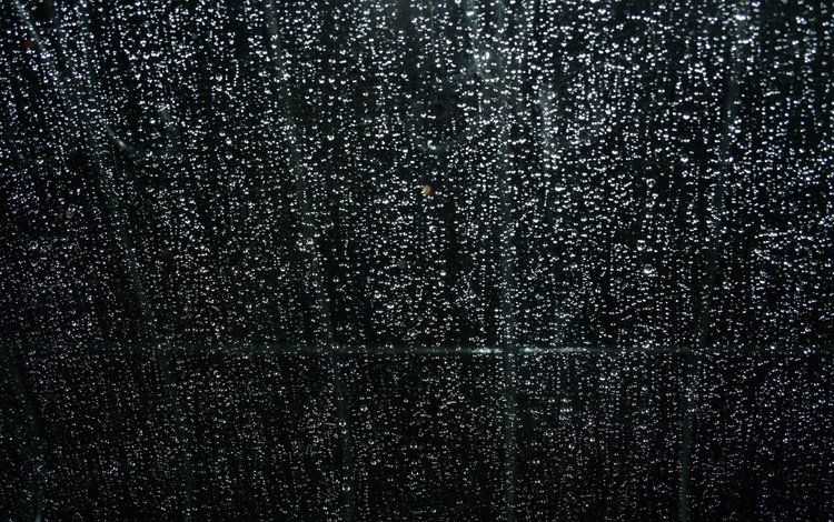 ночь, вода, капли, дождь, окно, стекло, night, water, drops, rain, window, glass