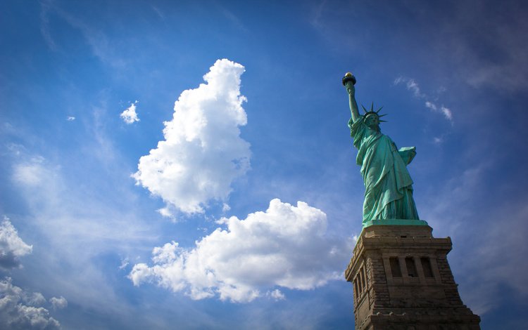 сша, нью-йорк, статуя свободы, statue of liberty, нью - йорк, usa, new york, the statue of liberty