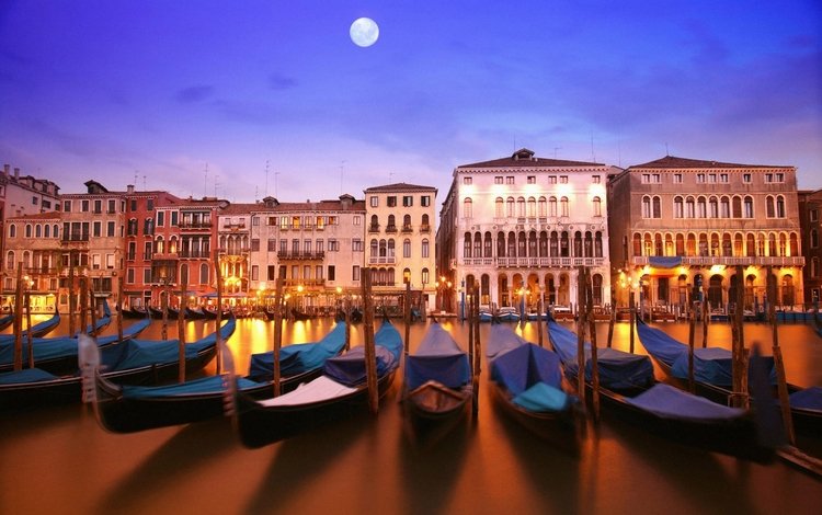 лодки, венеция, канал, италия, здания, гондольеры, boats, venice, channel, italy, building, gondoliers
