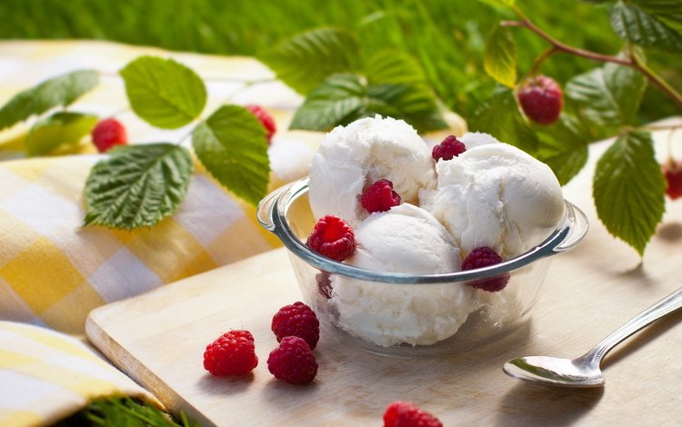 малина, мороженое, сладкое, десерт, пломбир, raspberry, ice cream, sweet, dessert, sundae