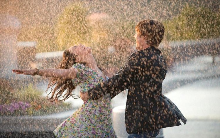 девушка, парень, танец, мокрые, дождь, любовь, пара, счастье, girl, guy, dance, wet, rain, love, pair, happiness