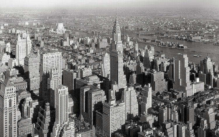 панорама, сша, нью-йорк, манхэттен, panorama, usa, new york, manhattan