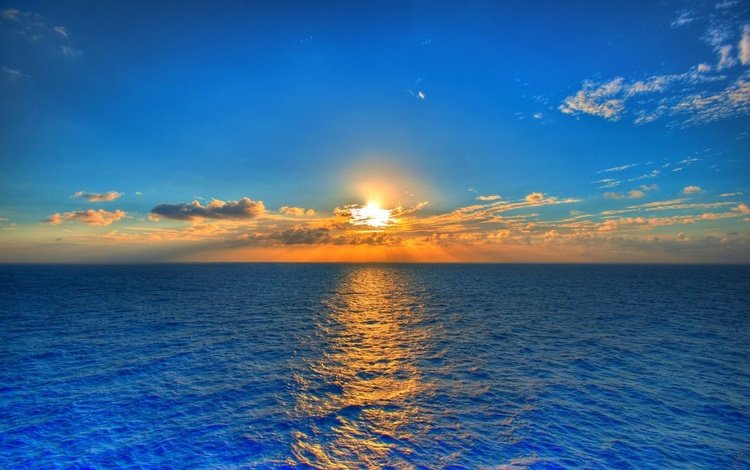 небо, солнце, природа, закат, пейзаж, море, the sky, the sun, nature, sunset, landscape, sea