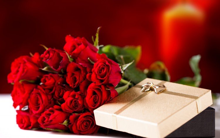 цветы, розы, красные, букет, подарок, праздник, flowers, roses, red, bouquet, gift, holiday