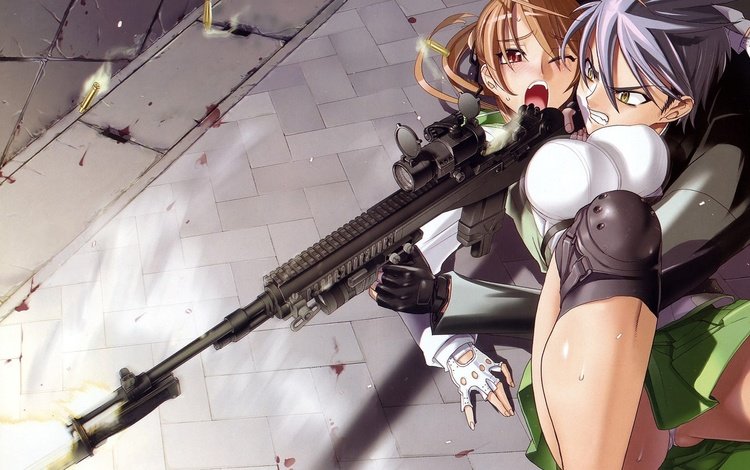 highschool of the dead, shkola mertvyakov