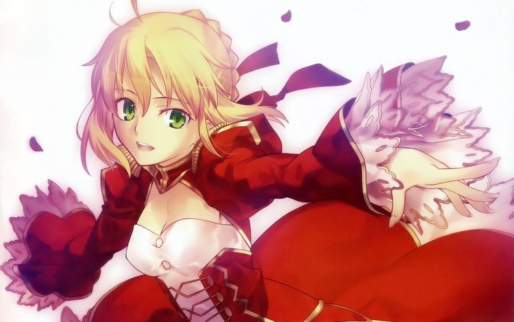 аниме, fate stay night, kartinka, yepizod, personazh, сабля, экстра, рисоунок, anime, saber, extra, risunok