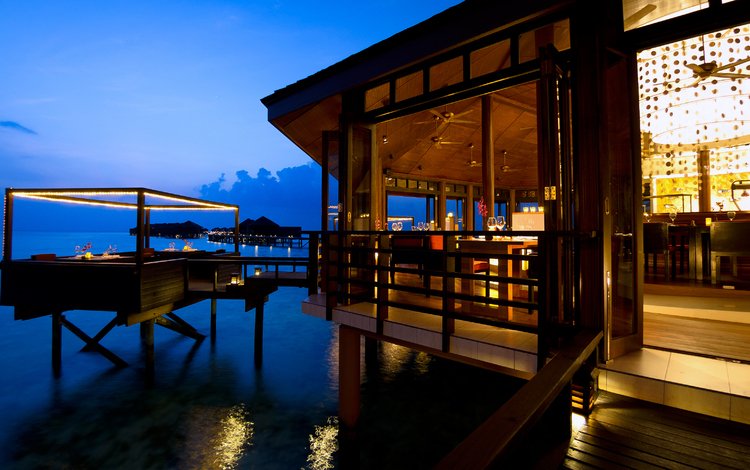 вечер, тропики, мальдивы, the evening, tropics, the maldives