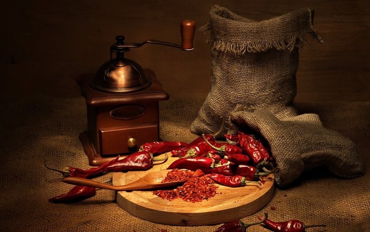 красный, мельница для молки перца, овощи, чили, перец, острый, специи, жгучий, мешочек, red, mill molky pepper, vegetables, chile, pepper, sharp, spices, burning, pouch
