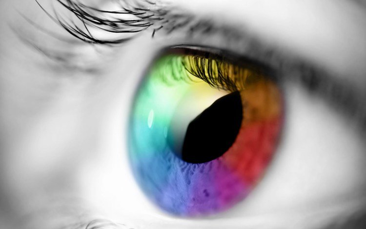спектр, глаз, взгляд., цветные линзы, range, eyes, look., colored lenses