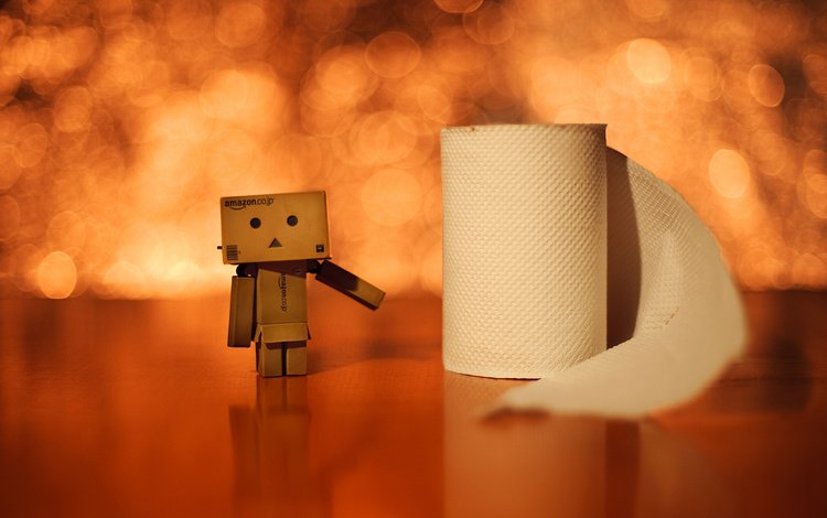 данбо, dambo, kartonnyj robot, картонный человечек, туалетная бумага, danbo, cardboard man