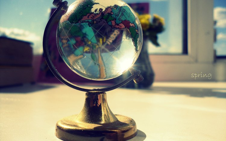 свет, окно, глобус, vesna, okno, globus, сувенир, light, window, globe, souvenir