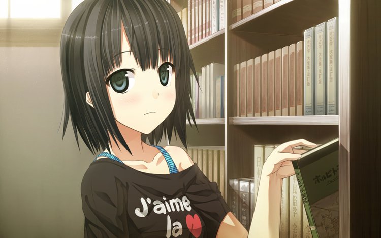 книги, аниме, gевочка, books, anime, girl