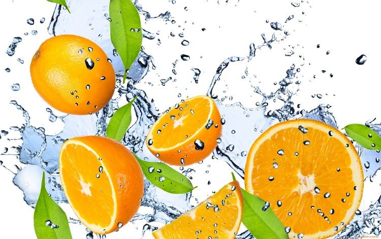 вода, капли, свежесть, фрукты, апельсины, брызги, оранжевые, цитрусы, water, drops, freshness, fruit, oranges, squirt, orange, citrus