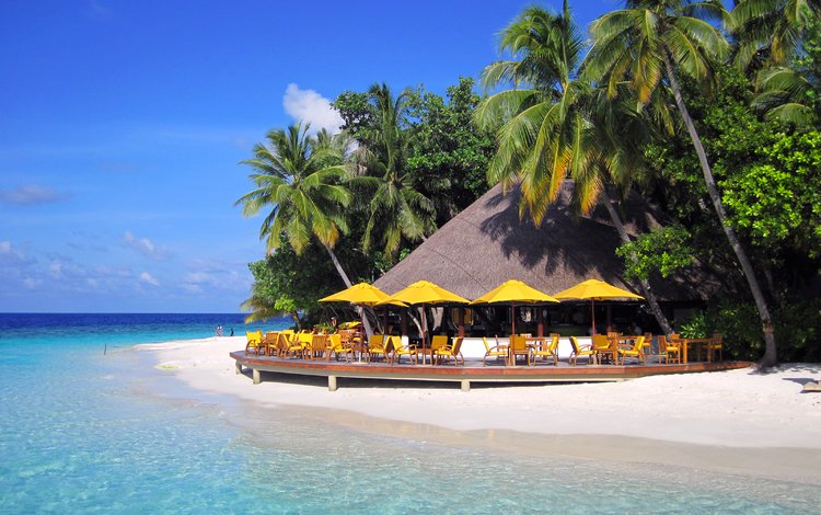 море, пляж, остров, курорт, тропики, мальдивы, sea, beach, island, resort, tropics, the maldives