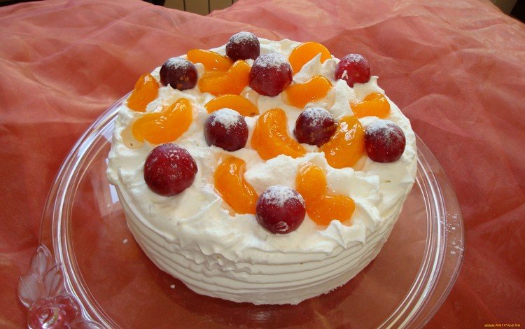 крем для торта, сладкое, десерт, мандариновый торт, cream cake, sweet, dessert, tangerine cake