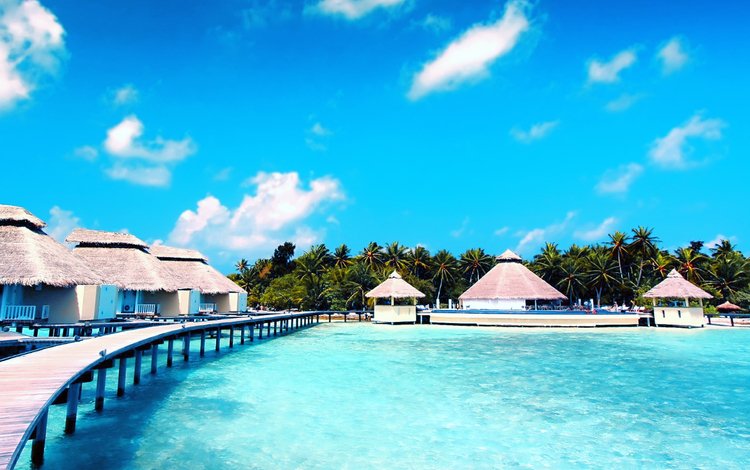 море, отдых, остров, бунгало, тропики, мальдивы, sea, stay, island, bungalow, tropics, the maldives