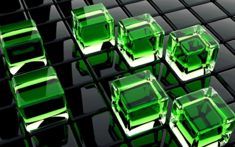 зелёный, кубы, фрактал, поверхность, стекло., мандельброт, куб. 3d-графика, green, cuba, fractal, surface, glass., mandelbrot, cc 3d graphics