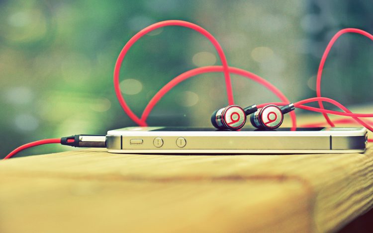 наушники, iphone 4 apple, beats by dr dre, headphones, the apple iphone 4
