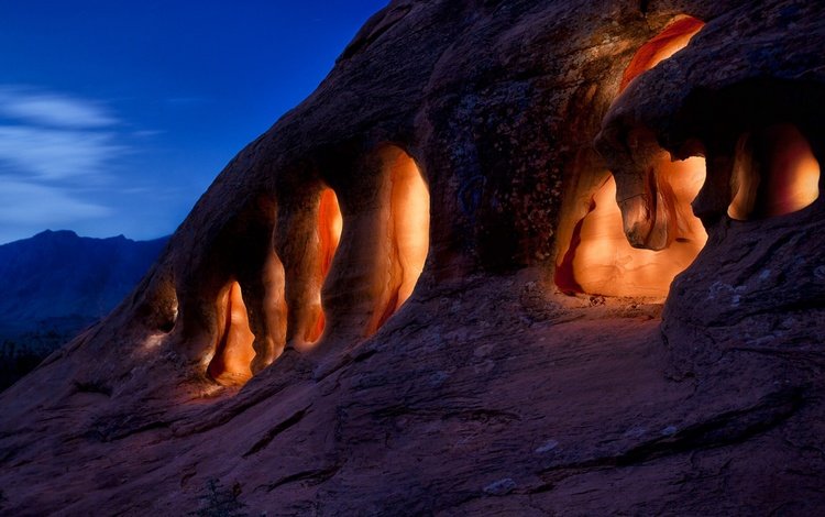 свет, ночь, скала, сша, пещера, невада, светящиеся пещеры, light, night, rock, usa, cave, nevada, glowing caves