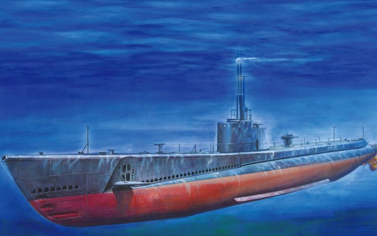 арт, флот, лодка, подводная, подводная лодка, art, navy, boat, underwater, submarine
