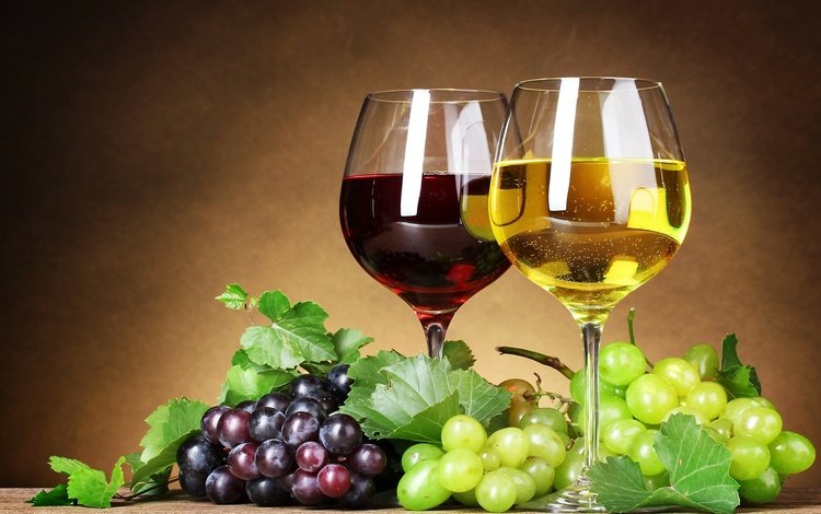 виноград, вино, бокалы, бокалы с вином и виноград, grapes, wine, glasses, glasses with wine and grapes