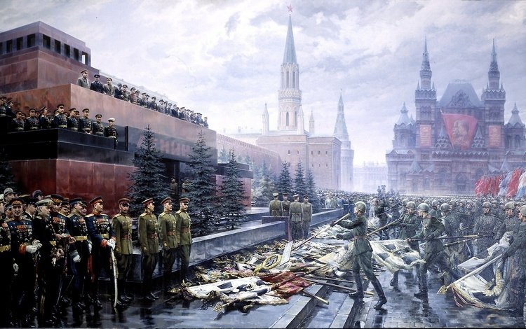 парад на красной площади, the parade on red square