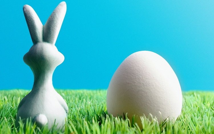 заяц и пасхальное яйцо, bunny and easter egg