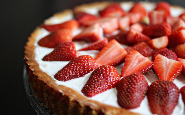 клубника, торт, десерт, пирожное, strawberry, cake, dessert
