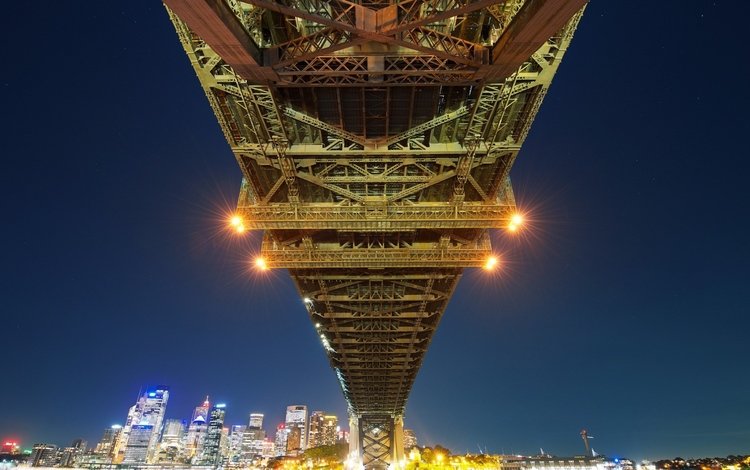 мост, сидней, австралия, sydney bay bridge, харбор-бридж, харбор бридж, мост харбор бридж, bridge, sydney, australia, harbour bridge