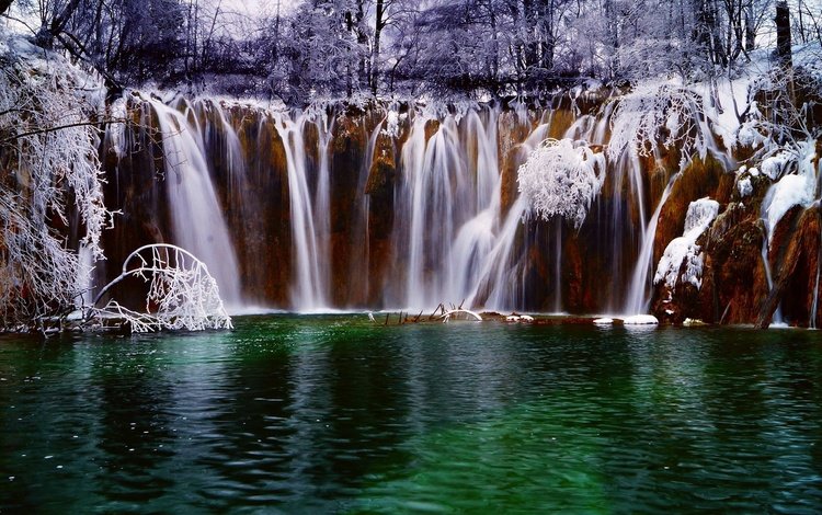 водопад, plitvicer lakes, хорватии, waterfall, croatia