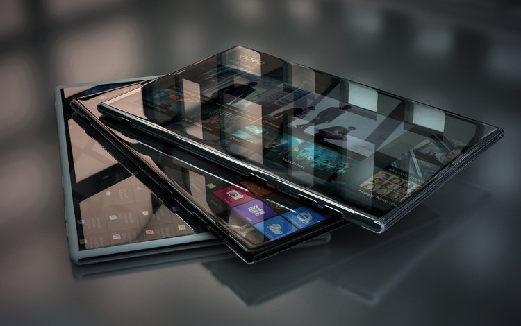 отражение, андроид, hi-tech, планшет, plane-table 3d, винда, сенсор, reflection, android, tablet, windows