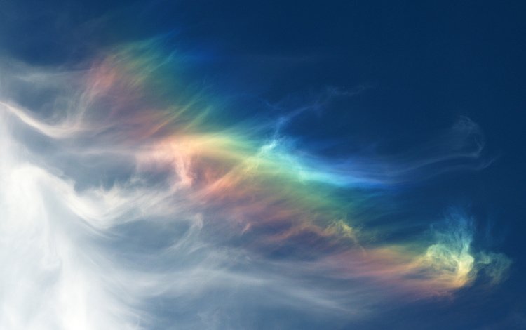 небо, облака, цвета, радуга, спектр, the sky, clouds, color, rainbow, range