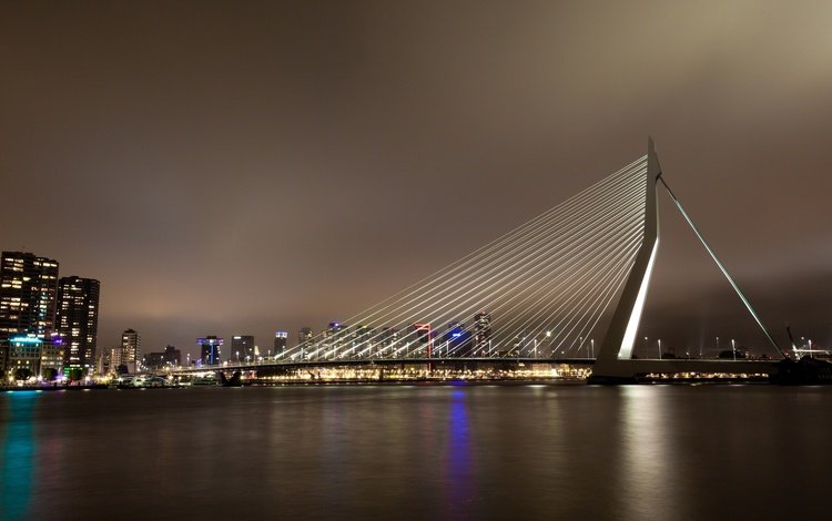 ночь, нидерланды, роттердам, городской пейзаж, cityscapes, the netherlands, ноч, night, netherlands, rotterdam, the urban landscape